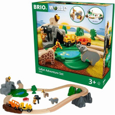 BRIO RAILWAY vilcienu komplekts Safari Adventure, 33960