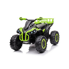 TO-MA lasten mönkijä GTS 1199 - QUAD, 12V/7Ah, R/C (EVA-renkaat), vihreä