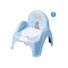 TEGA BABY FOREST FAIRYTALE Podiņš-krēsliņš ar vāku un mūziku, PO-073 light blue