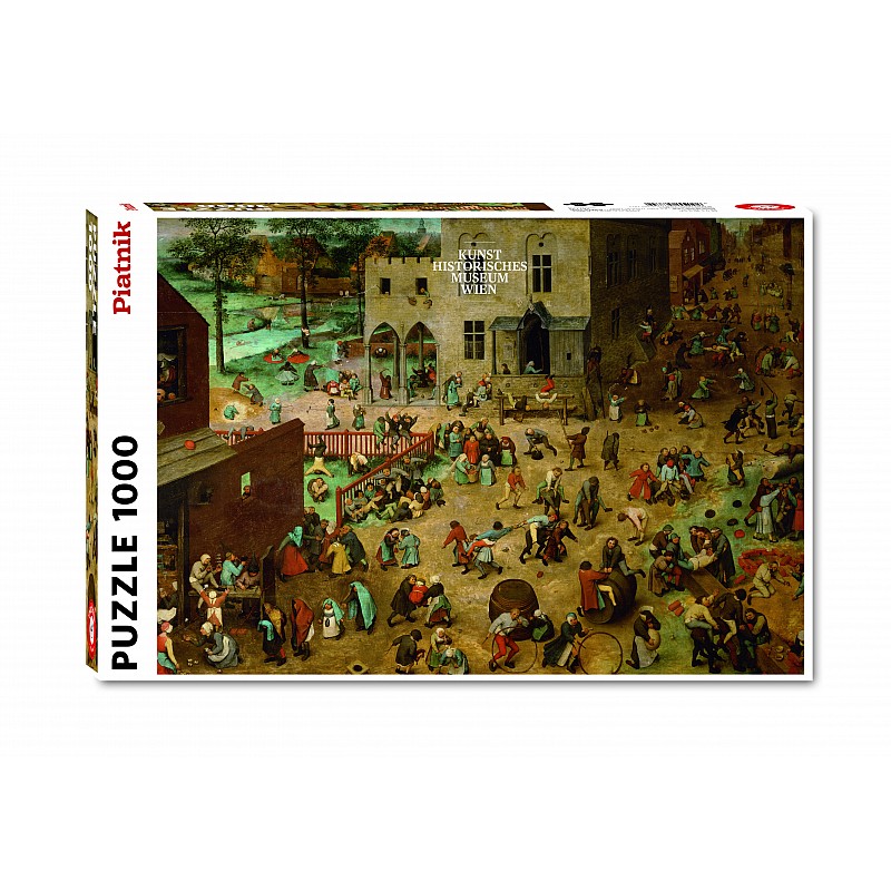 PIATNIK Puzle 1000 Bruegel Bērnu spēles
