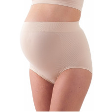 BELLISSIMA Slip Bezvīļu augsta vidukļa biksītes ar vēdera atbalstu Maternity L-XL skin