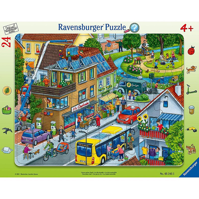 Ravensburger Plakanā puzle Our Green City 24gb. 4+ R 05245