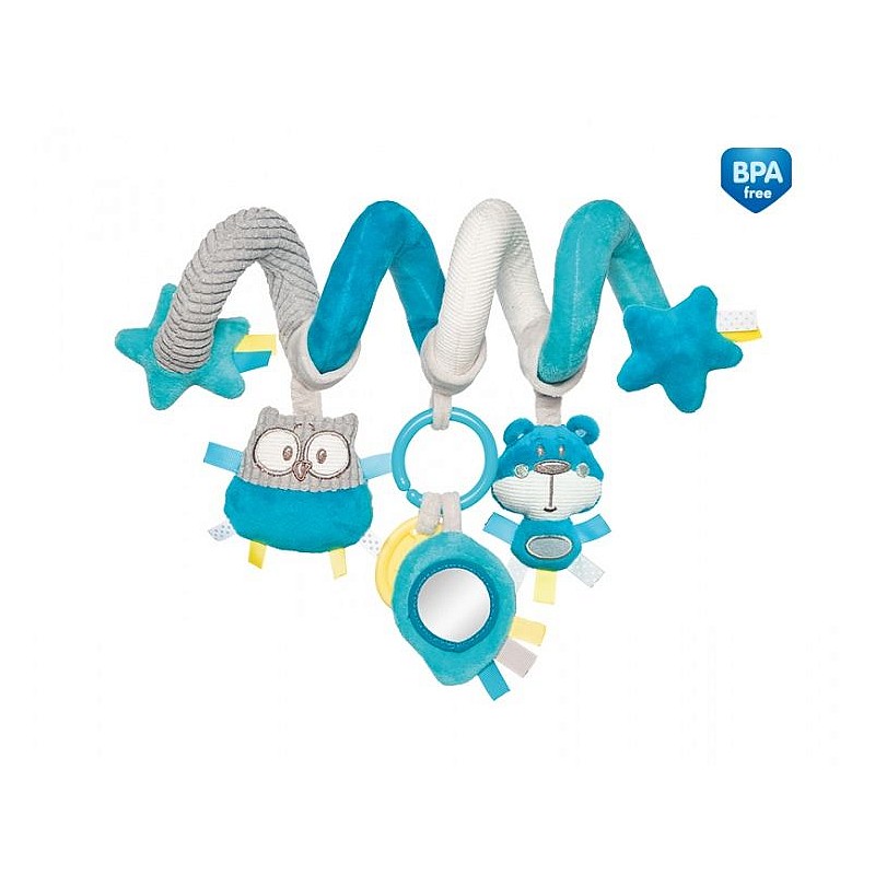 CANPOL BABIES Pastel Friends Attīstošā rotaļlieta ratiem 0m+ 68/064 turkus