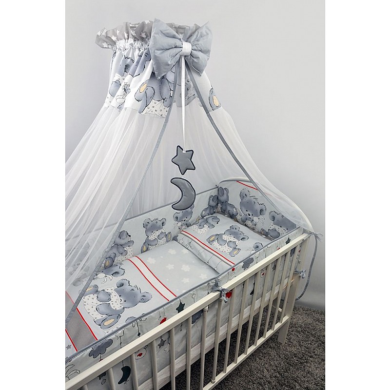 ANKRAS MIKA Gultas veļas komplekts no 2 daļām 120x90cm grey