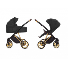 BABYACTIVE MUSSE Universālie rati 2in1, Ultra BLACK