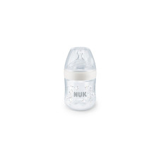 NUK Nature Sense Polipropelēna pudele ar temperatūras kontroles indikatoru 150ml un silikona knupīti S izm., SP22 10743017 ATLAIDE