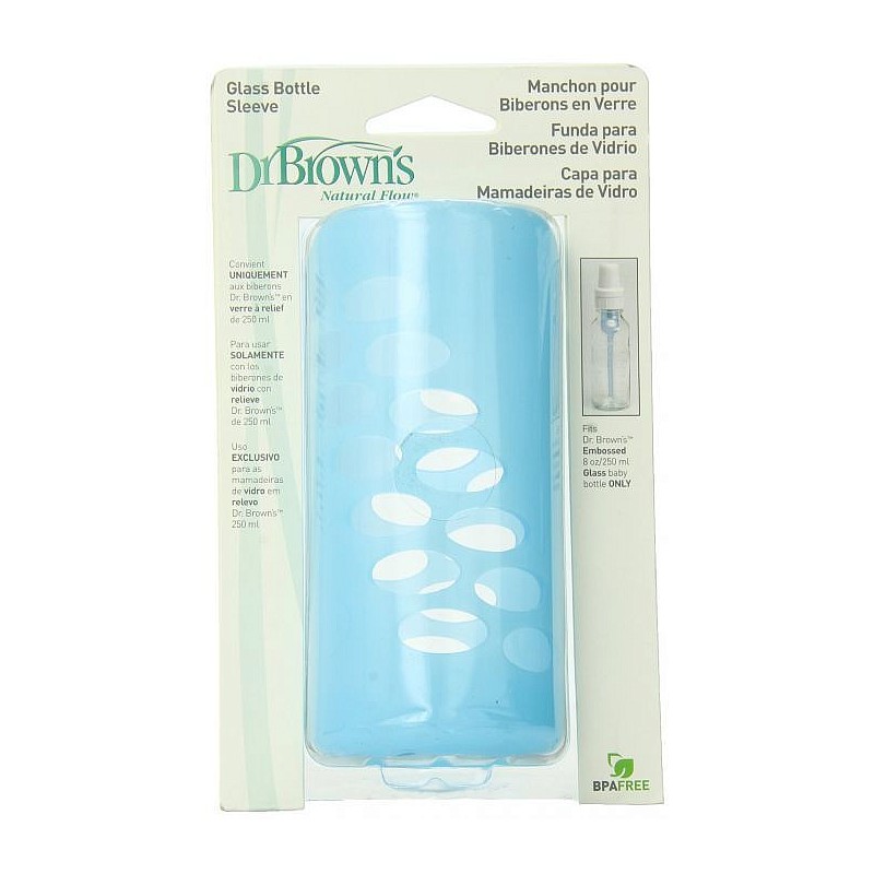 DR BROWNS silikona apvalks pudelītēm 250ml, D-896 - BLUE IZPĀRDOŠANA