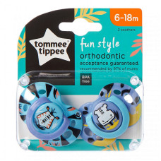 TOMMEE TIPPEE māneklis Fun unisex 6-18m 2 gab., 433471