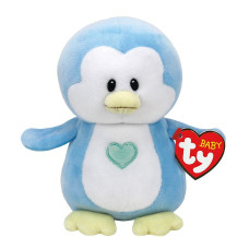 TY Baby Ty Mīkstā rotaļlieta BLUE PENGUIN TWINKLES 15cm, TY32158