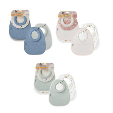 TOMMEE TIPPEE priekšautiņš COMFEEFIT, 0 m+, 2 gab., beige, multicolour, 46353060