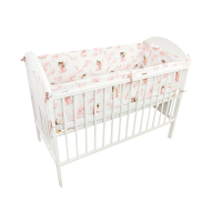 ANKRAS FAIRY Apmalīte bērnu gultiņai 360cm, rozā