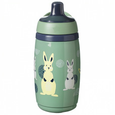 TOMMEE TIPPEE pudelīte INSULATED SPORTEE, 12m+, 266ml, green, 447820