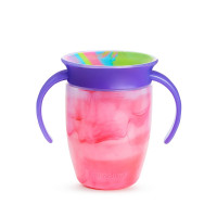 MUNCHKIN mācību krūzīte, Miracle Tie Dye, Mixed Case, Tropical, 207 ml, 6m+, assort., 90317