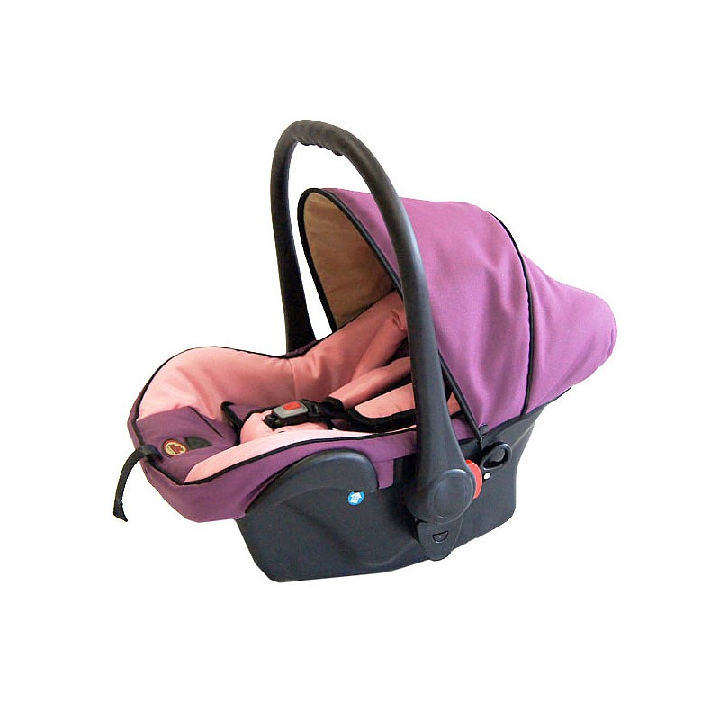 Baby Fashion autokrēsls 0-13kg + adapteris, Violet pink