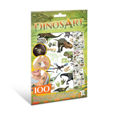 DINOSART pagaidu tetovējumi Glow in the Dark, 15302