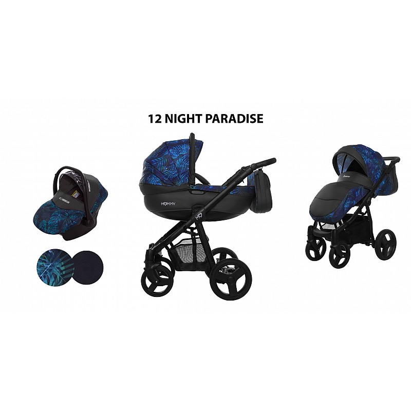 BABYACTIVE MOMMY Spring/Summer Universālie rati 3in1, 12 NIGHT PARADISE