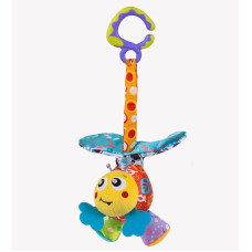 PLAYGRO Piekaramā rotaļlieta - grabulis Bee 0m+ 0186982