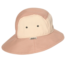 KIETLA Camper Hat UPF50 organiskās kokvilnas cepure NATURAL-PINK, 0-12 mēneši KB1NP