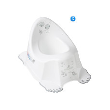 TEGA BABY OWL Bērnu podiņš ar skaņu PO-047 white