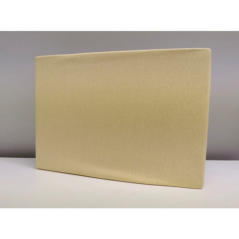 ATK Kokvilnas palags ar gumiju 140x70 cm, col.012 - dzeltens