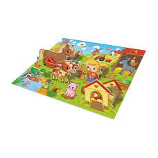 GERARDOS TOYS Grafix puzle 3D Farm 55gab. 56576 IZPĀRDOŠANA