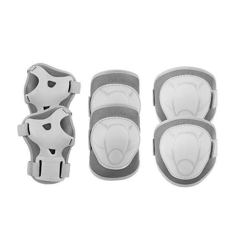 SPOKEY BUFFER bērnu aizsargu komplekts S izmērs, 924820 white/grey