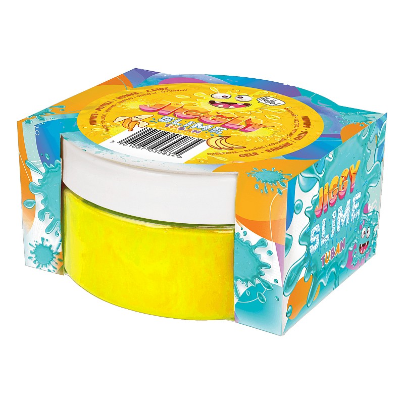 TUBAN Jiggly Slime - Slaims - Dzeltenais banāns - 200g, TU3571