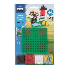 Plus Plus Mini Farm konstruktors 64gab. + bāzes paplāte, 3839