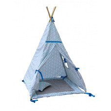 3TOYSM TEEPEE Bērnu telts-vigvams CHECKER PATTERN 110x110x170cm TI3_P