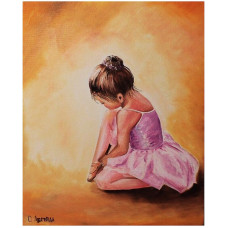 TSVETNOY Dimantu mozaīkas komplekts 30x40cm Ballerina baby, LE038e