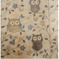 URGA virspalags 120x90cm OWL&HEARTS, IZPĀRDOŠANA