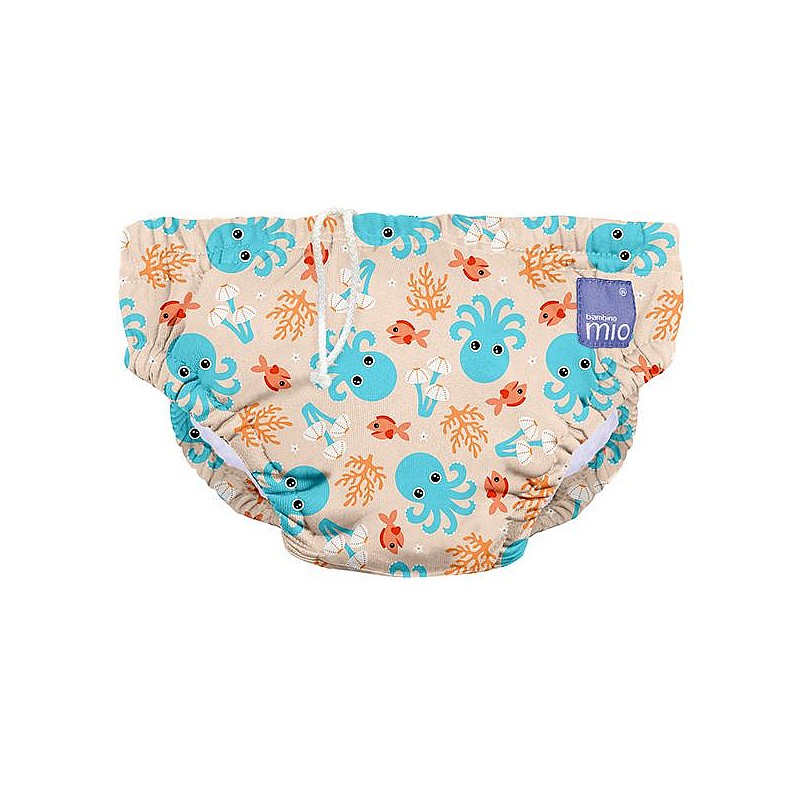 BAMBINO MIO Swim Nappies peldbikses BLUE SQUID, M (7-9kg)