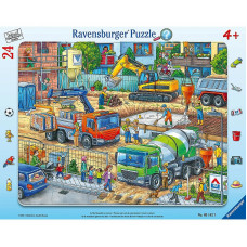 Ravensburger Plakanā puzle Construction Site 24gb. 4+ R 05142