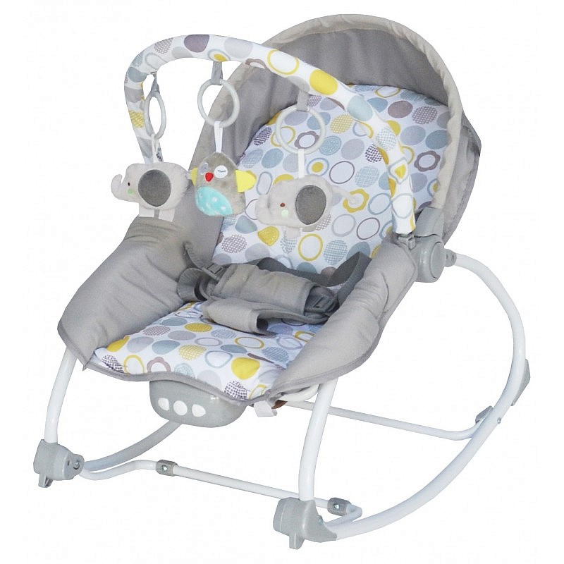 BABY MIX Šūpuļkrēsliņš, LCP-BR212-852 pelēks