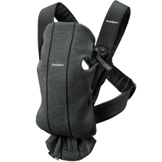 BABYBJORN MINI 3D JERSEY ķengursoma CHARCOAL GREY, 021076