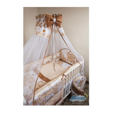 ANKRAS Friends Gultas Veļas Komplekts no 2 daļām 135x100cm - beige IZPĀRDOŠANA