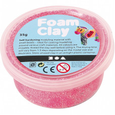 CREATIV Foam Clay dekorēšanas masa 35g Neon Pink, 78926