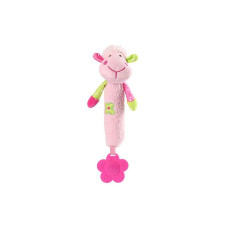 BABYONO Grabulis pīkstulis 6m+ SWEET LAMBIE 996/606 rozā