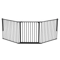 BabyDan drošības vārti - margas Olaf X Wide Black BD500991