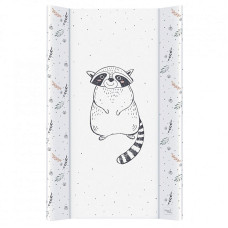 CEBABABY pārtinamā virsma ar cietu pamatni 80x50cm Comfort Raccoon W-212-000-636