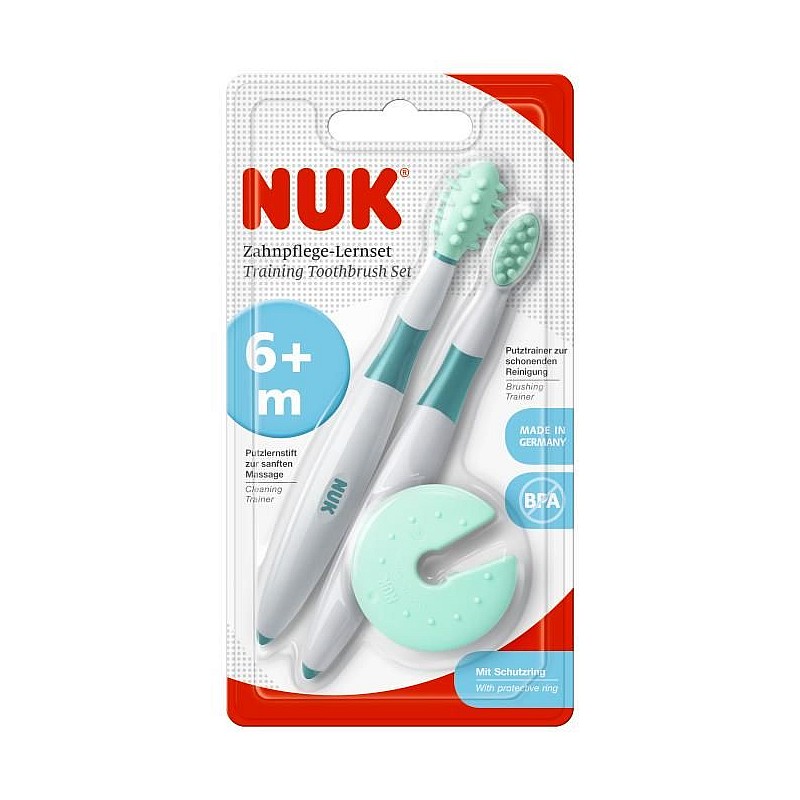 NUK Mācību zobu birstīšu komplekts 6m+ SE20 10256205