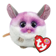 TY PUFFIES Mīkstā rotaļlieta Colby purple mouse 8cm, TY42505