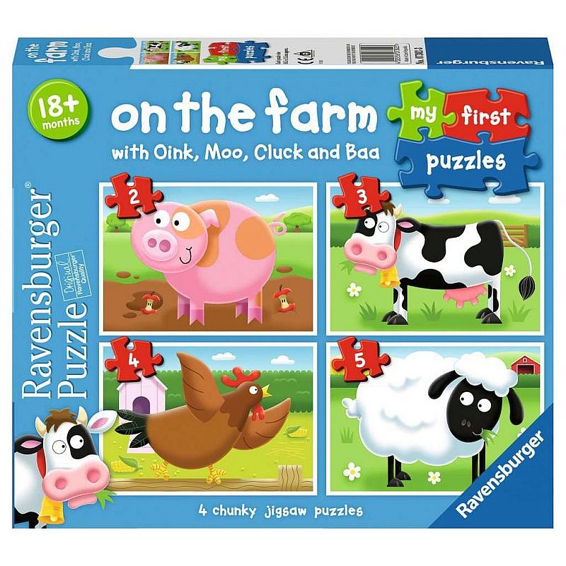 Ravensburger puzle FARM 2/3/4/5 R07302 IZPĀRDOŠANA