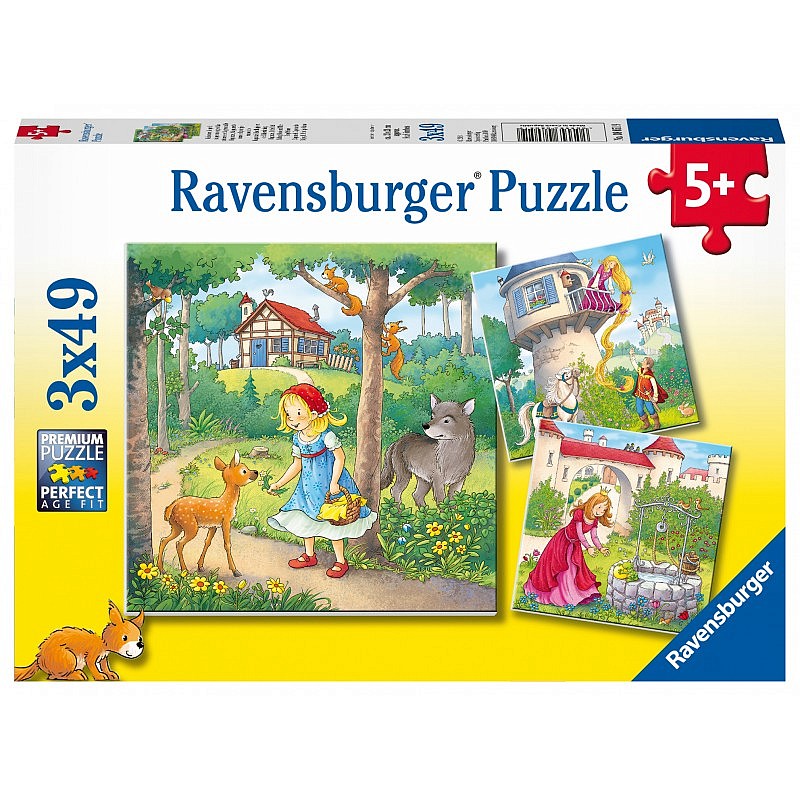 Ravensburger puzle 3X49 Little princesses R 08051