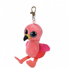 TY Beanie Boos Mīkstā rotaļlieta - piekariņš PINK FLAMINGO GILDA 8cm, TY35210 IZPĀRDOŠANA