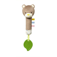 BABYONO Grabulis pīkstulis 6m+ TEDDY GARDENER 1431