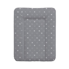 CEBABABY WM Mīkstā pārtinamā virsma 50х70cm STARS DARK GREY