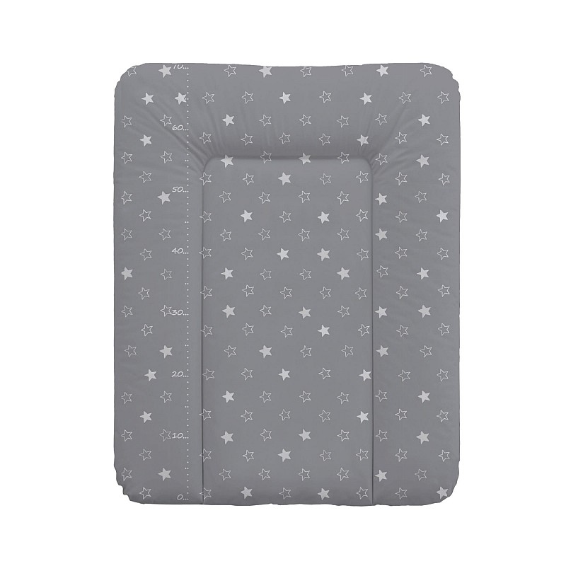 CEBABABY WM Mīkstā pārtinamā virsma 50х70cm STARS DARK GREY