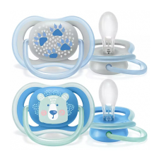 PHILIPS AVENT ULTRA AIR Simetriskas formas silikona māneklis 6-18M 2gab, SCF085/03