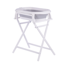 TO-MA Saliekamā vanna + koka statīvs BATH&CARE, grey/white